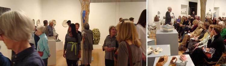 Members at an opening