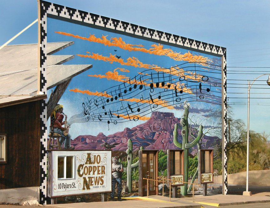 Copper News Mural