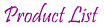 Product List
